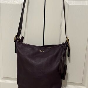 Coach Dark Purple (eggplant) Crossbody Bag